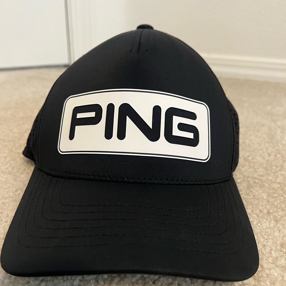 Ping Tour Golf Hat SnapBack Black